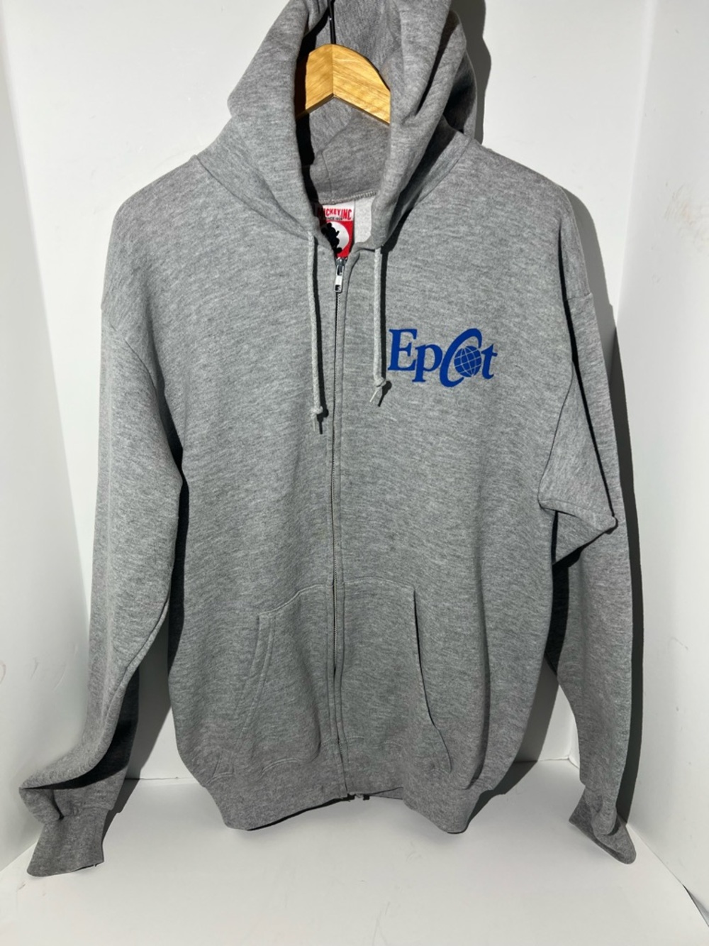 Vintage Mickey Inc Epcot Zip Up Hoodie